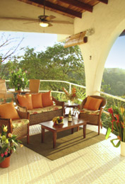 Veranda with ocean view